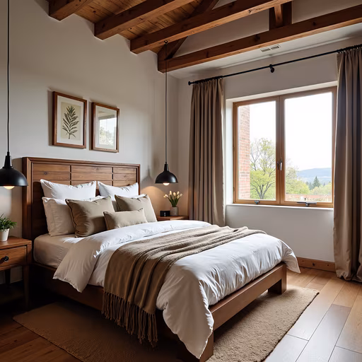 Cozy Rustic Bedroom