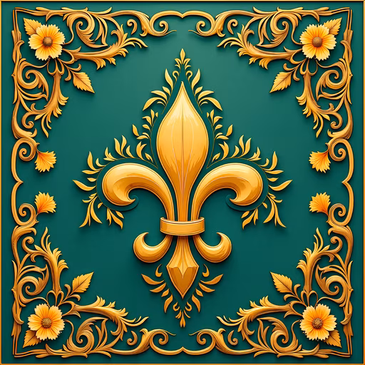 Fleur-de-Lis Ornament