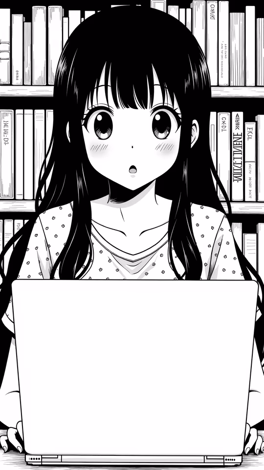 Girl with Laptop