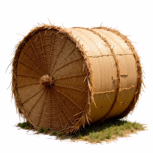 Hay Bale Illustration