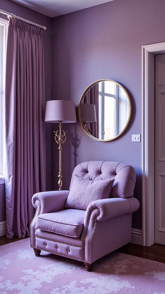 Purple Elegance Interior