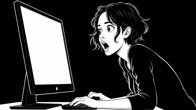 Surprised Woman Illustration