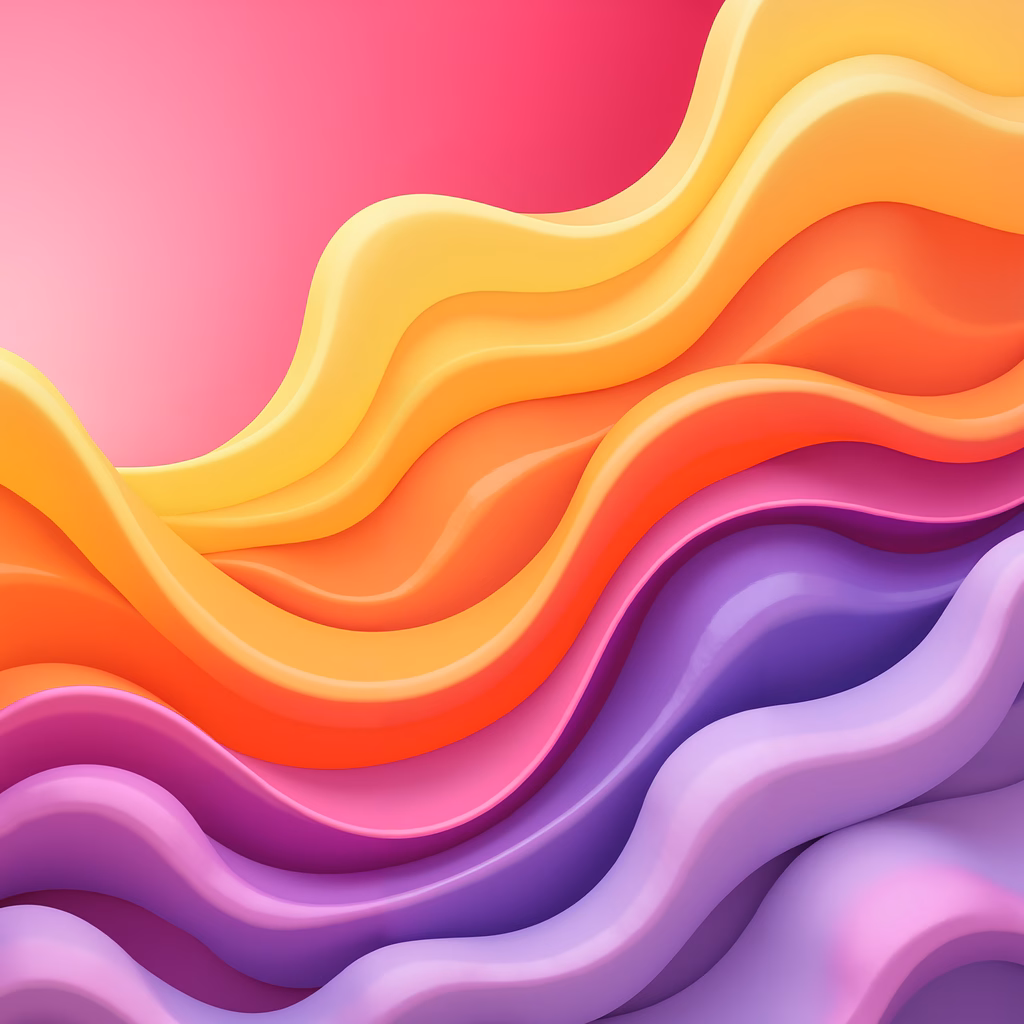 Vibrant abstract waves in a dynamic color gradient.