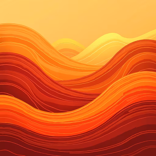 Abstract Waves Illustration