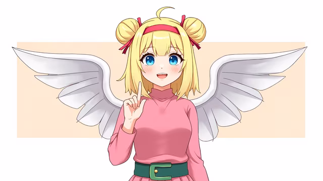 Angelic Girl Illustration