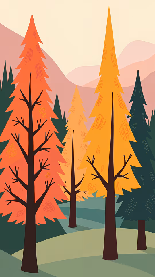 Autumn Forest Illustration
