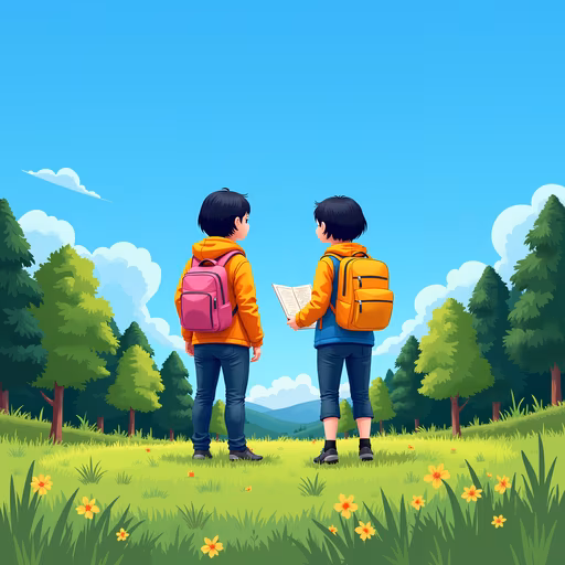 Children Exploring Nature
