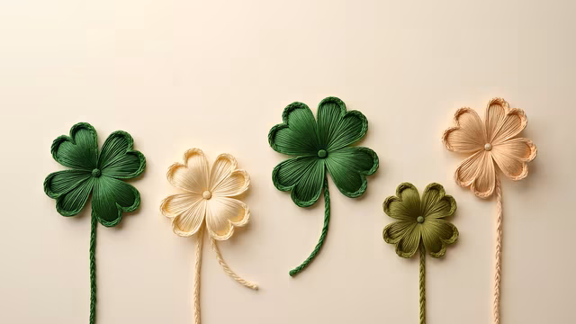 Clover Quilling Art