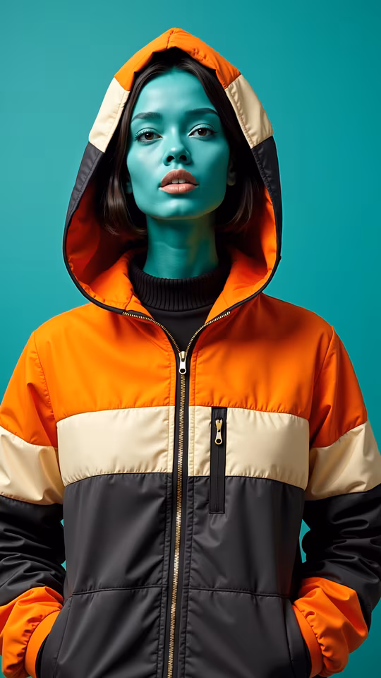 Colorful Hooded Jacket