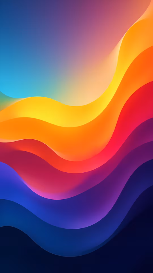 Colorful Waves Illustration