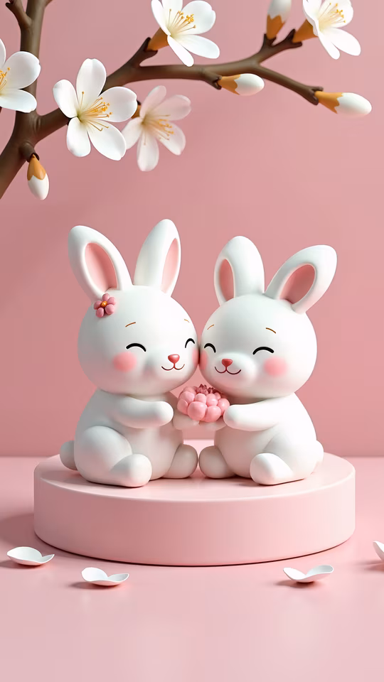 Cute Bunny Couple