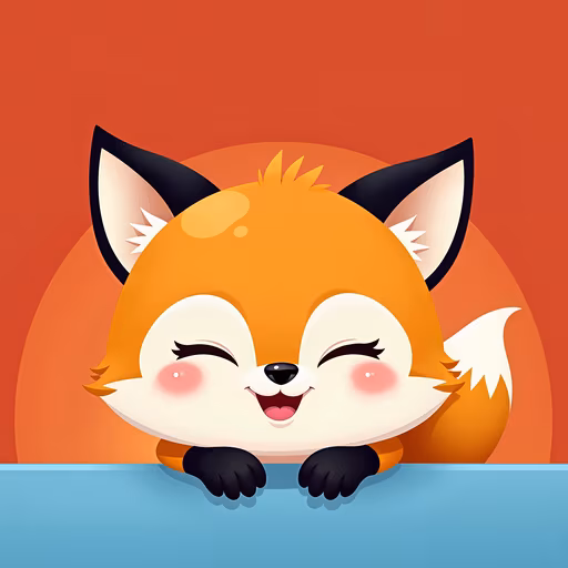 Cute Fox Illustration