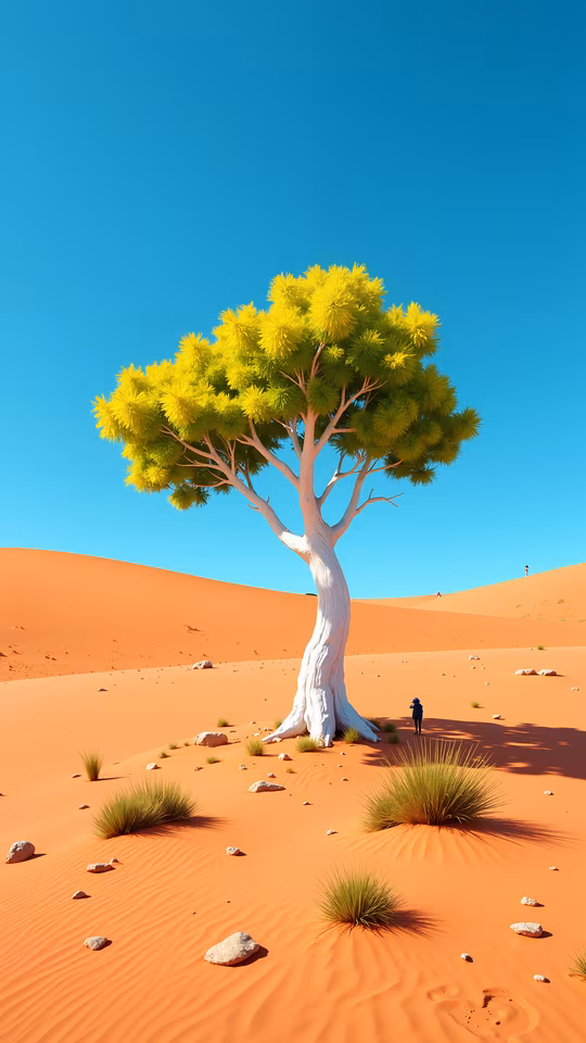 Desert Oasis Illustration