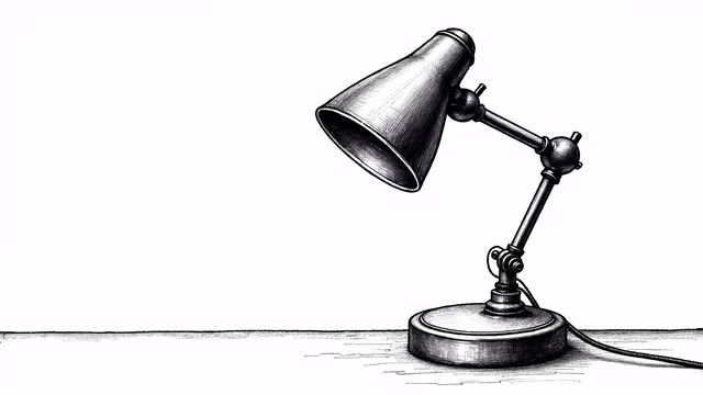 Desk Lamp Illustration