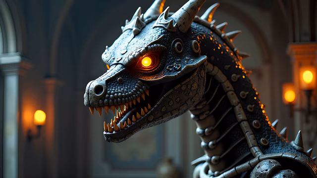 Dragon Head Illustration