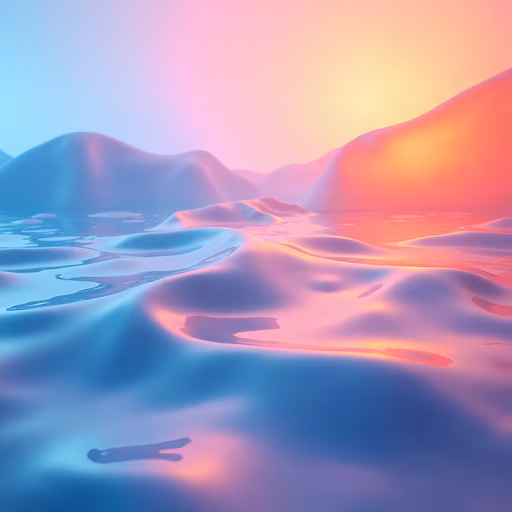 Dreamy Landscape Illustration