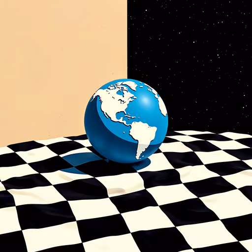 Earth on a Checkerboard