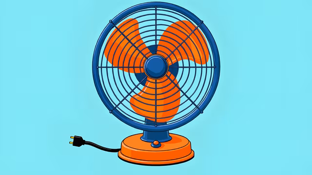 Electric Fan Illustration