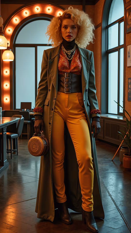 Fashionista in Vintage Glamour