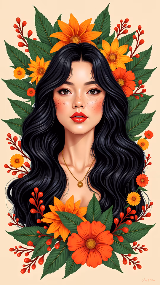 Floral Portrait