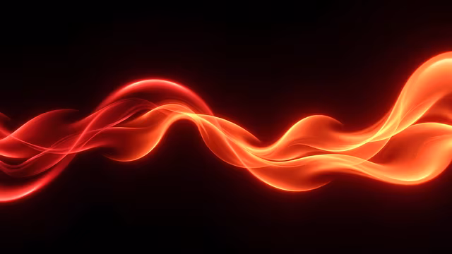 Flowing Flames Illustration