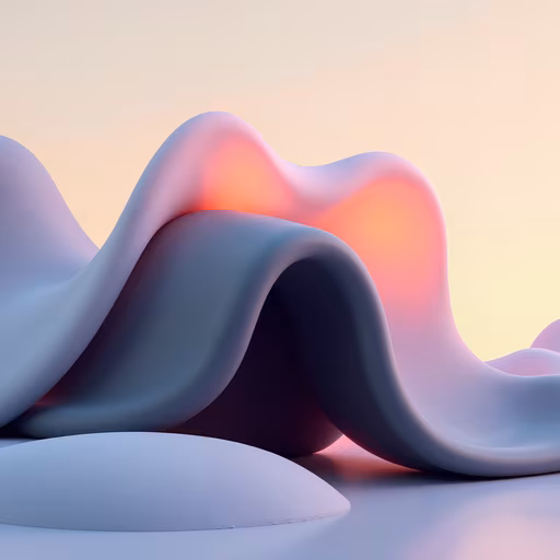 Flowing Waves Illustration