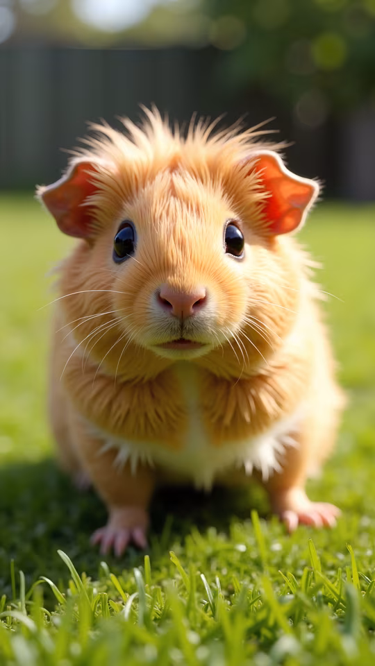 Fluffy Guinea Pig