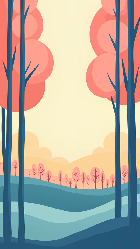 Forest Serenity Illustration