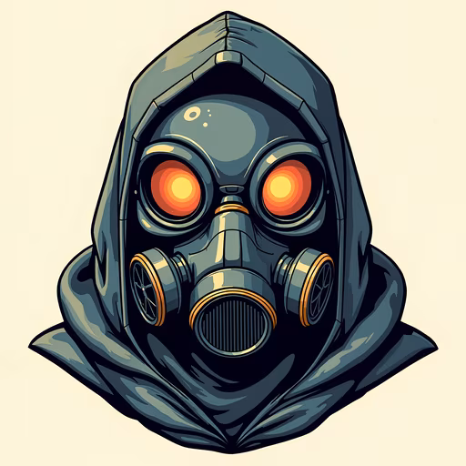 Gas Mask Illustration