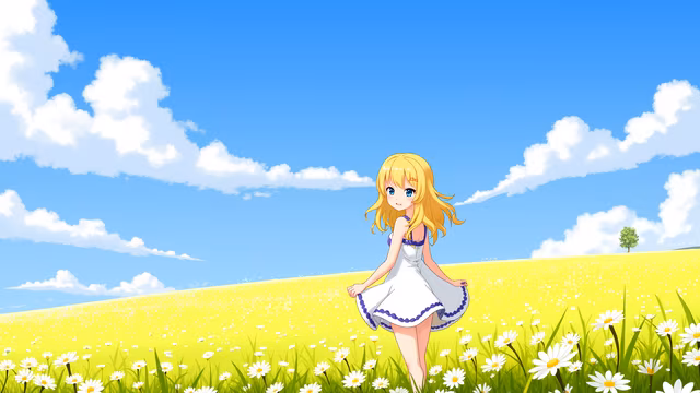 Girl in a Field