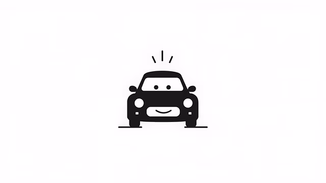 Happy Car Illustration