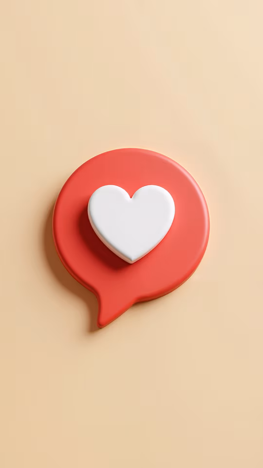 Heart Bubble Illustration