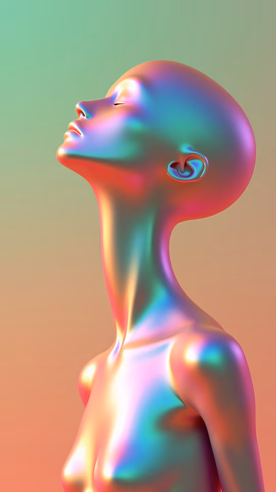 Holographic Woman