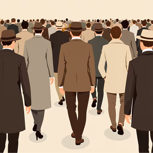 Men Walking in Hats