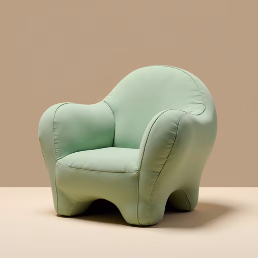 Mint Green Armchair