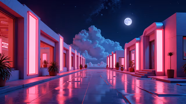 Neon Cityscape