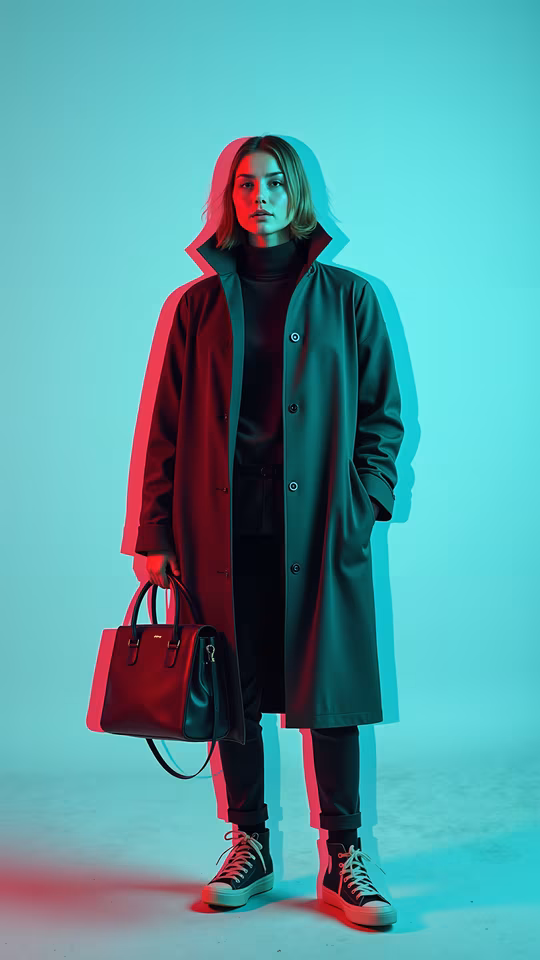 Neon Fashion Portrait