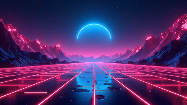 Neon Landscape