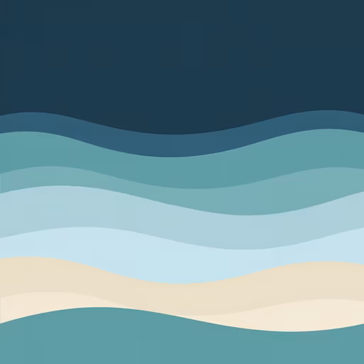 Ocean Waves Illustration