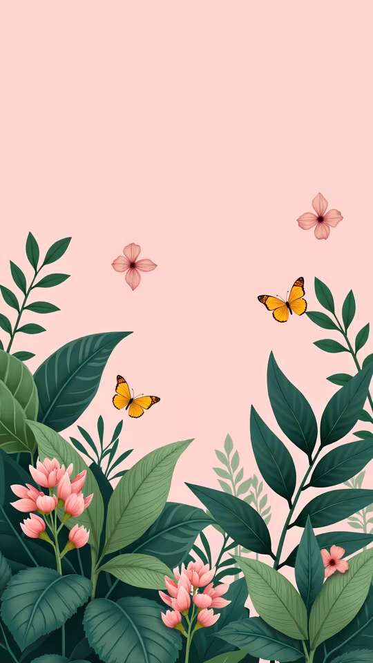 Pastel Floral Illustration