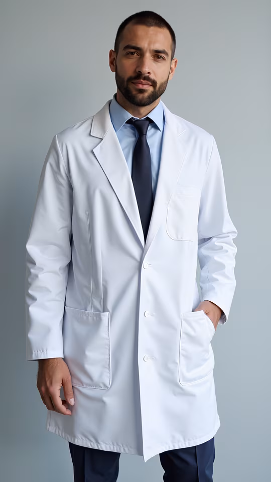 Professional Lab Coat Portrait