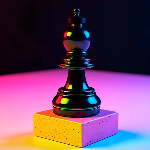 Reflective Chess Piece