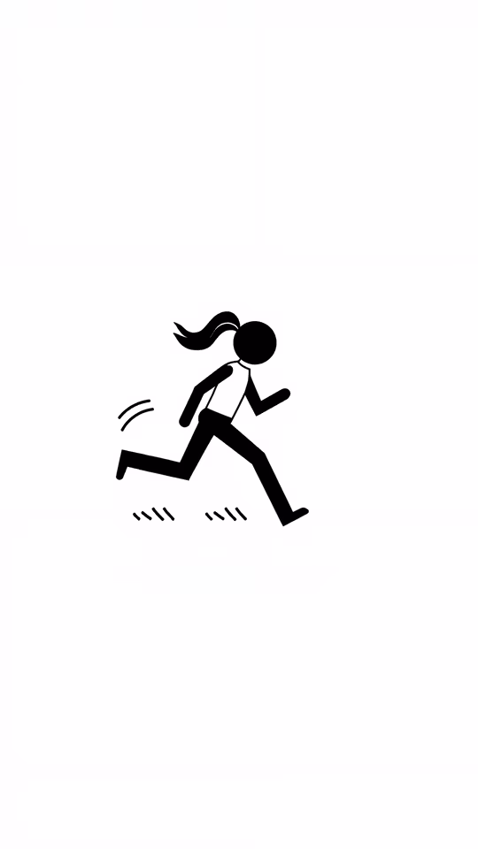 Running Stick Figure