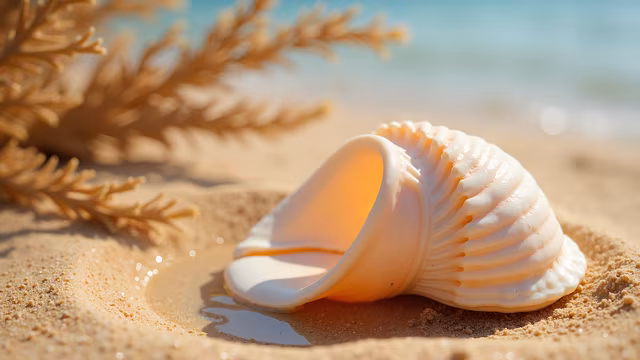 Seashell on the Beach