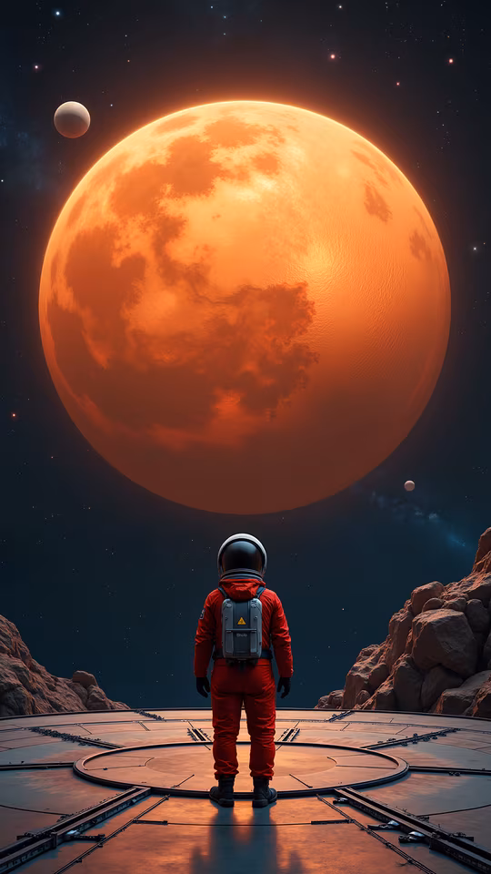Space Odyssey: Astronaut and Mars