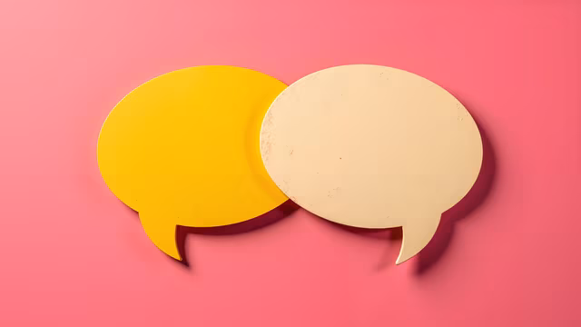 Speech Bubbles on Pink