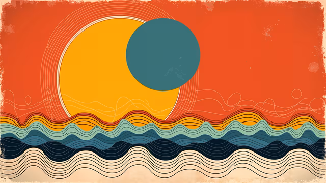 Sunset Illustration