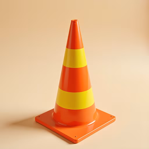Traffic Cone Illustration