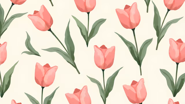 Tulip Pattern Illustration