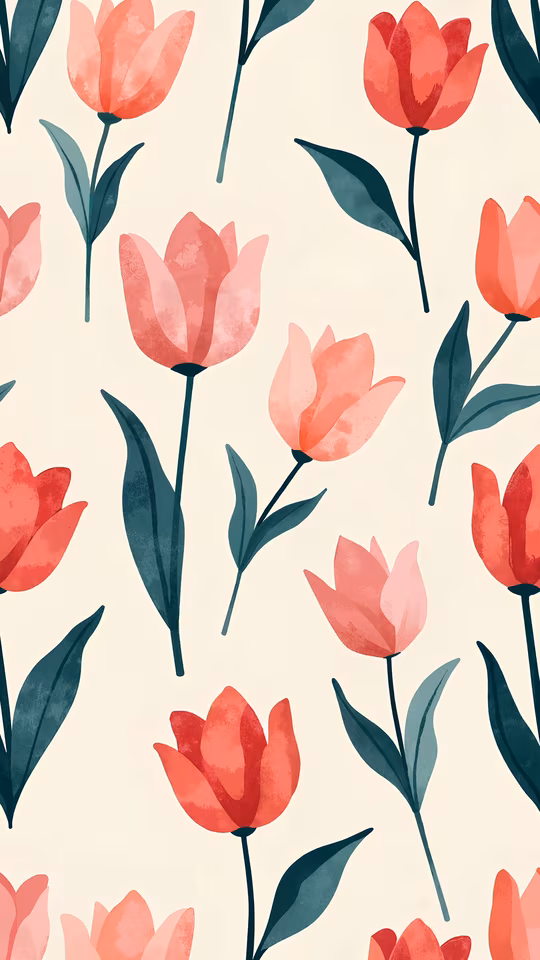 Tulip Pattern Illustration